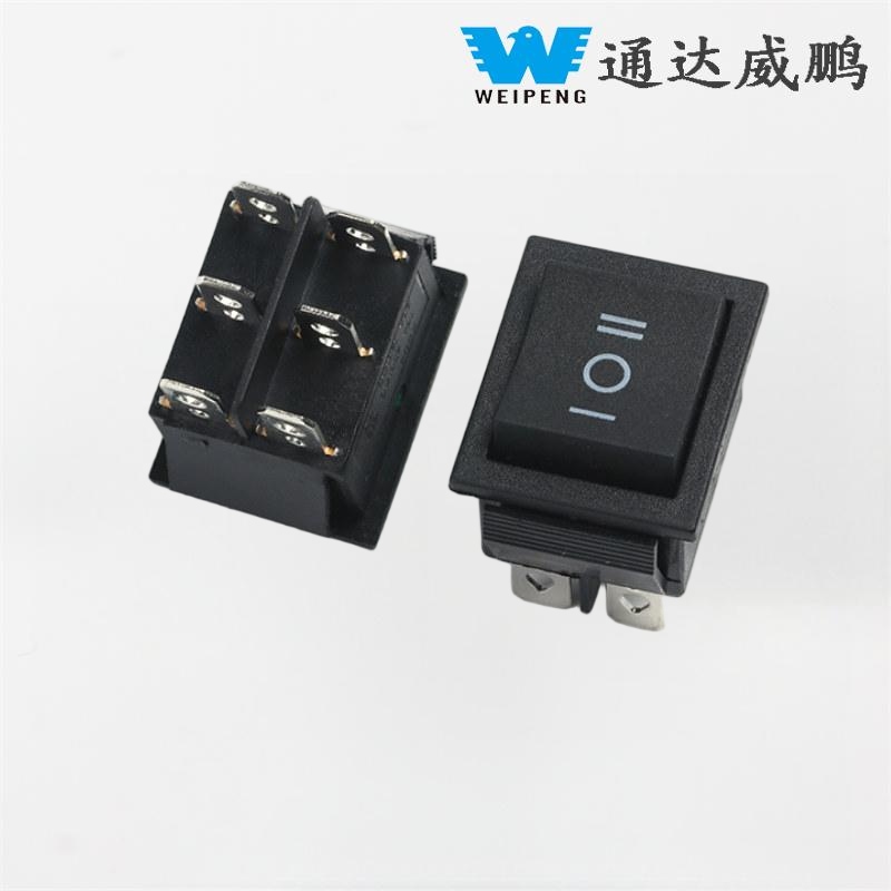 KCD4 ராக்கர் ஸ்விட்ச் 31*25mm வெள்ளி தொடர்புகள் 16A 250V