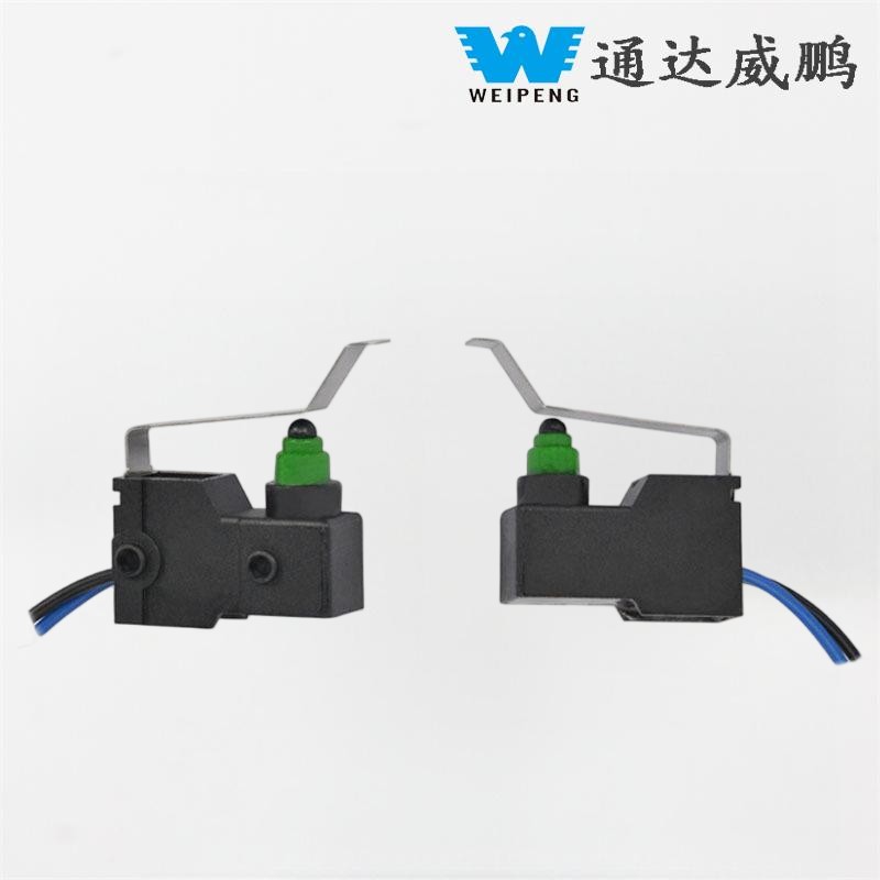 பொசிஷனிங் பின்னுடன் சைட்-எக்சிட் மைக்ரோ ஸ்விட்ச்