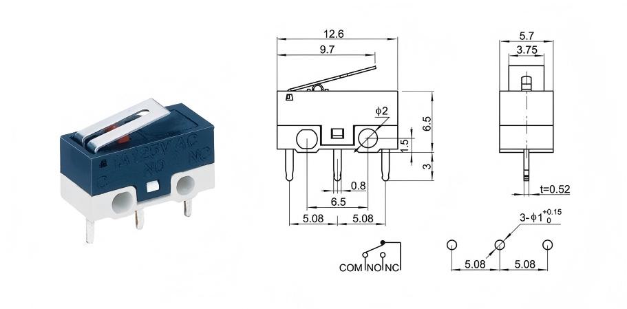 ஸ்மார்ட் டோர் லாக் மவுஸ் ஸ்விட்ச்