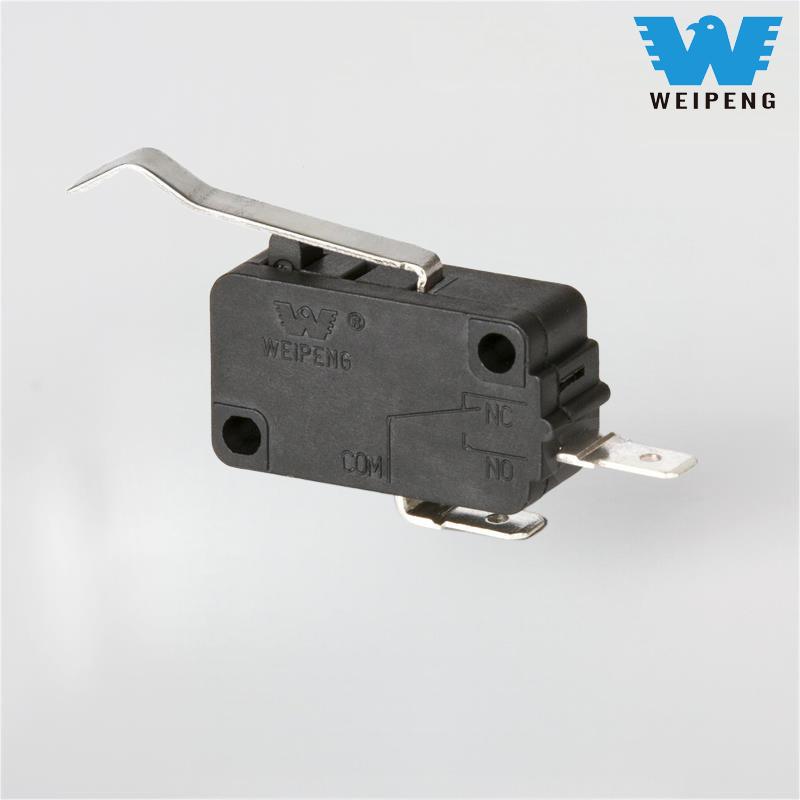 டூ-டெர்மினல் ஹேண்டில் சில்வர் காண்டாக்ட் பொதுவாக திறந்த வாட்டர் ஹீட்டர் மைக்ரோ ஸ்விட்ச்